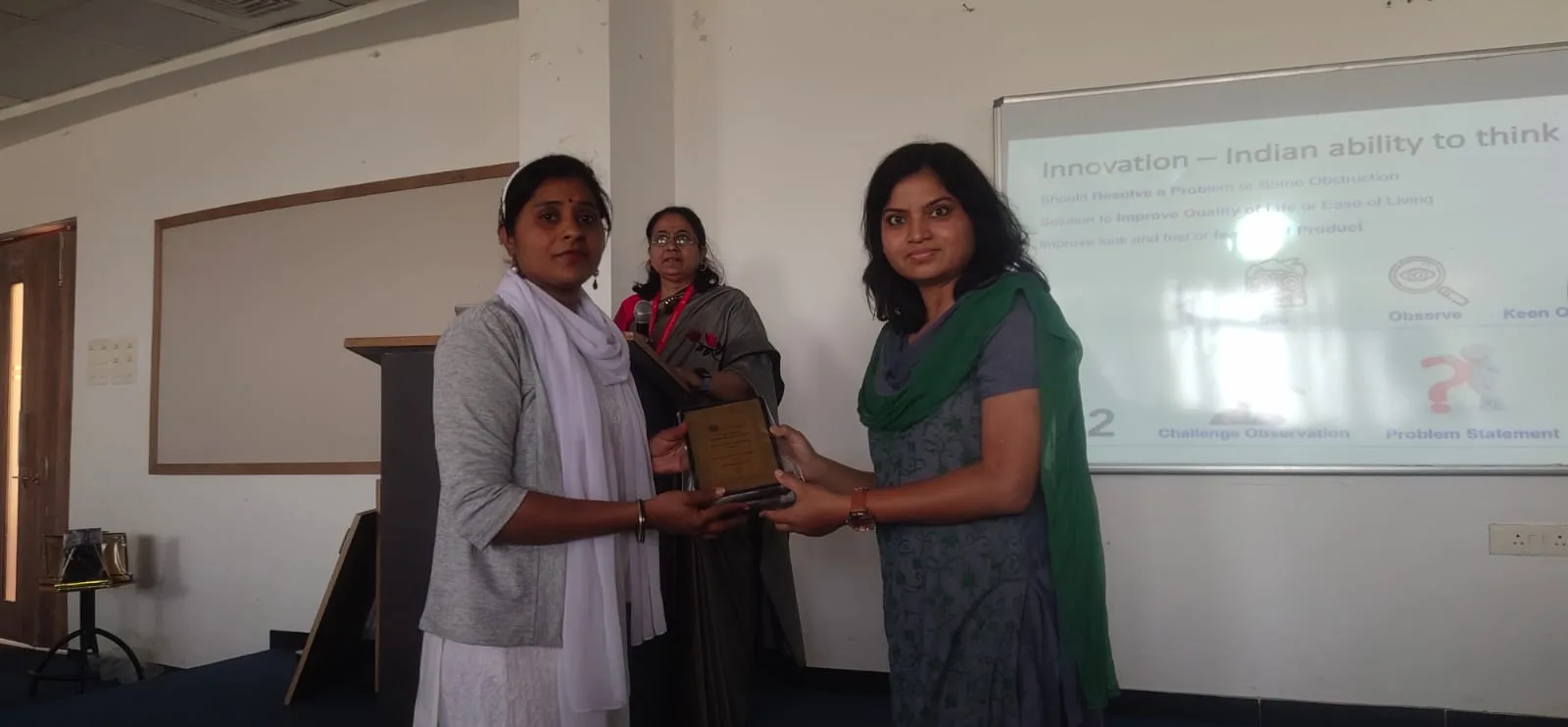 Recognition during an innovation and IPR programme